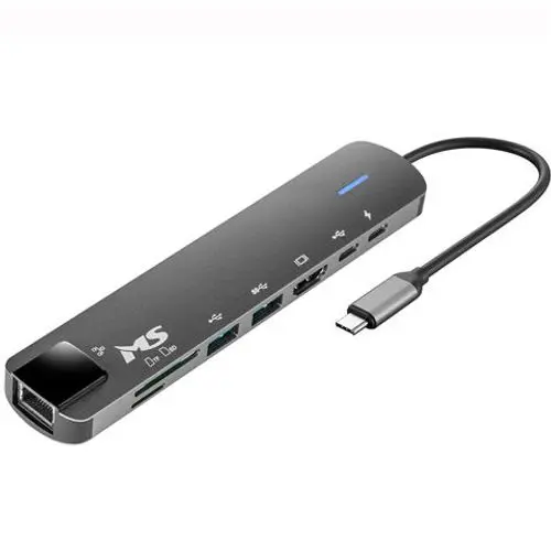 Docking Station MS C300 / HDMI / USB3.0 / USB2.0 / PD / USB TYPE-C / SD / RJ45 / 100 M