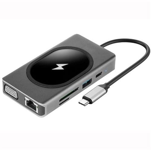 Docking Station MS C700 / HDMI / VGA / USB / PD / RJ45 / SD / Audio / 15W / 100 M