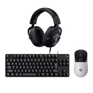 Logitech Combo 1 Maus Gaming Logitech G PRO X2 SUPERSTRIKE Wireless + Kufje Gaming Logitech G Pro X Wired + Tastierë Gaming Logitech G413 TKL SE G Series
